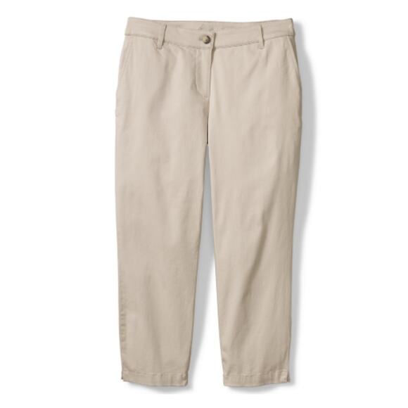 Tommy Bahama Women's Khaki Sand Boracay Cropped Pants Size 14 - Picture 9 of 9